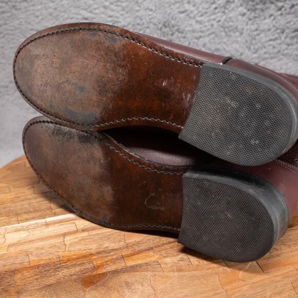 Vintage Unbranded Womens Boots Brown Size 6.5 M Model 18049 Made In USA - Picture 9 of 9